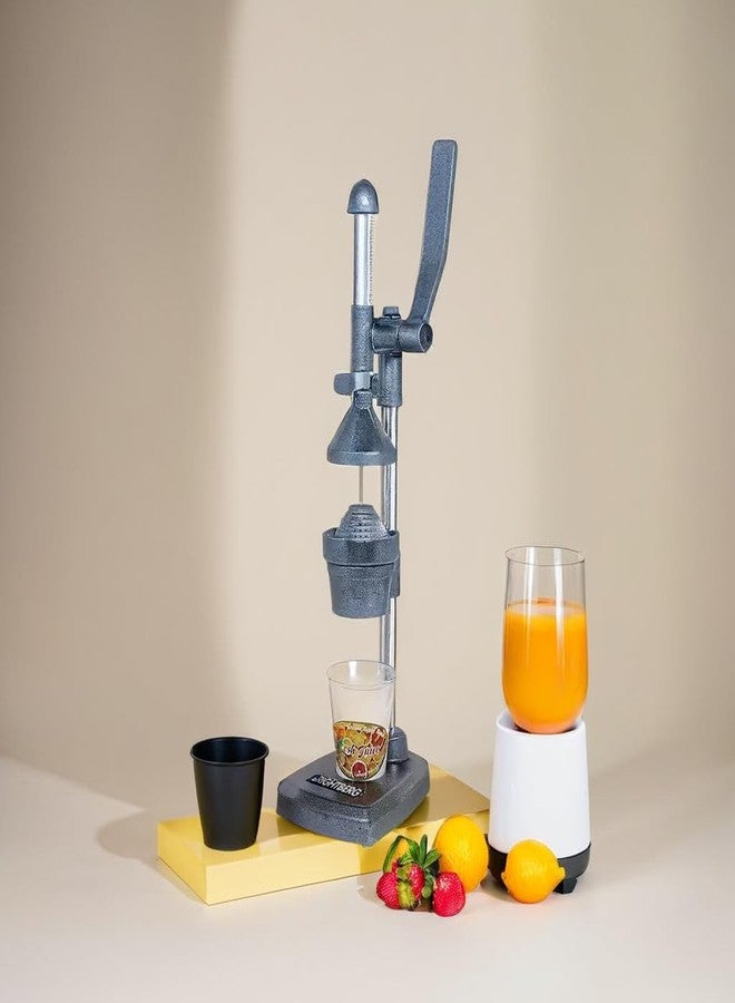 BRIGHTBERG Aluminium Manual Hand Press Juicer For Orange Pineapple Seasnol Pomegranate Watermelon Easy To Clean and Use Frish Fruite Juice BBHPJ-21 - Image 1